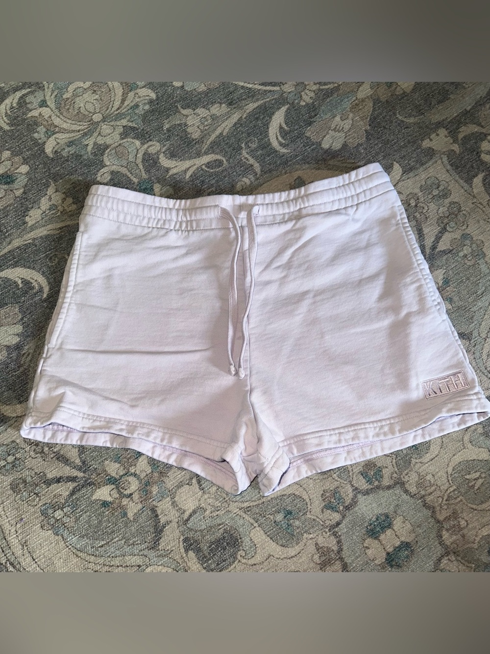 Women's Kith Lilac Cotton Lounge Shorts - S